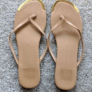 Dolce Vita skinny strap flip flops